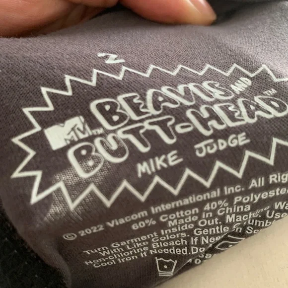 TORRID PLUS SIZE BEAVIS AND BUTTHEAD GRAPHIC MUSCLE TEE SHIRT - Picture 8 of 8